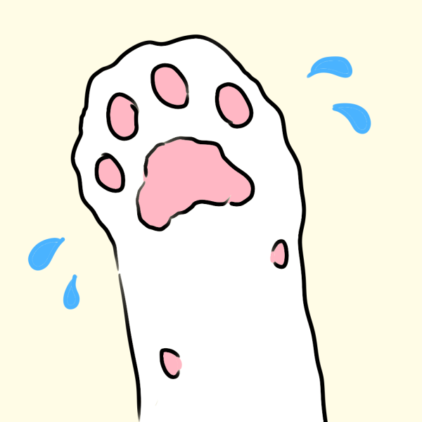 猫が肉球から汗をかく理由とは？