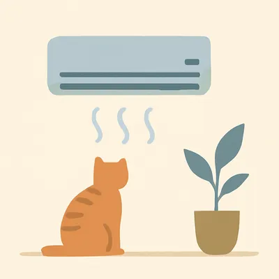 猫が猛暑に留守番する時のエアコン設定温度はどのくらいが最適？