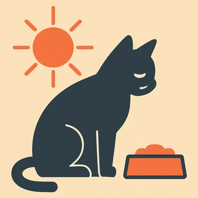 猫が猛暑でごはんを食べない原因とは？